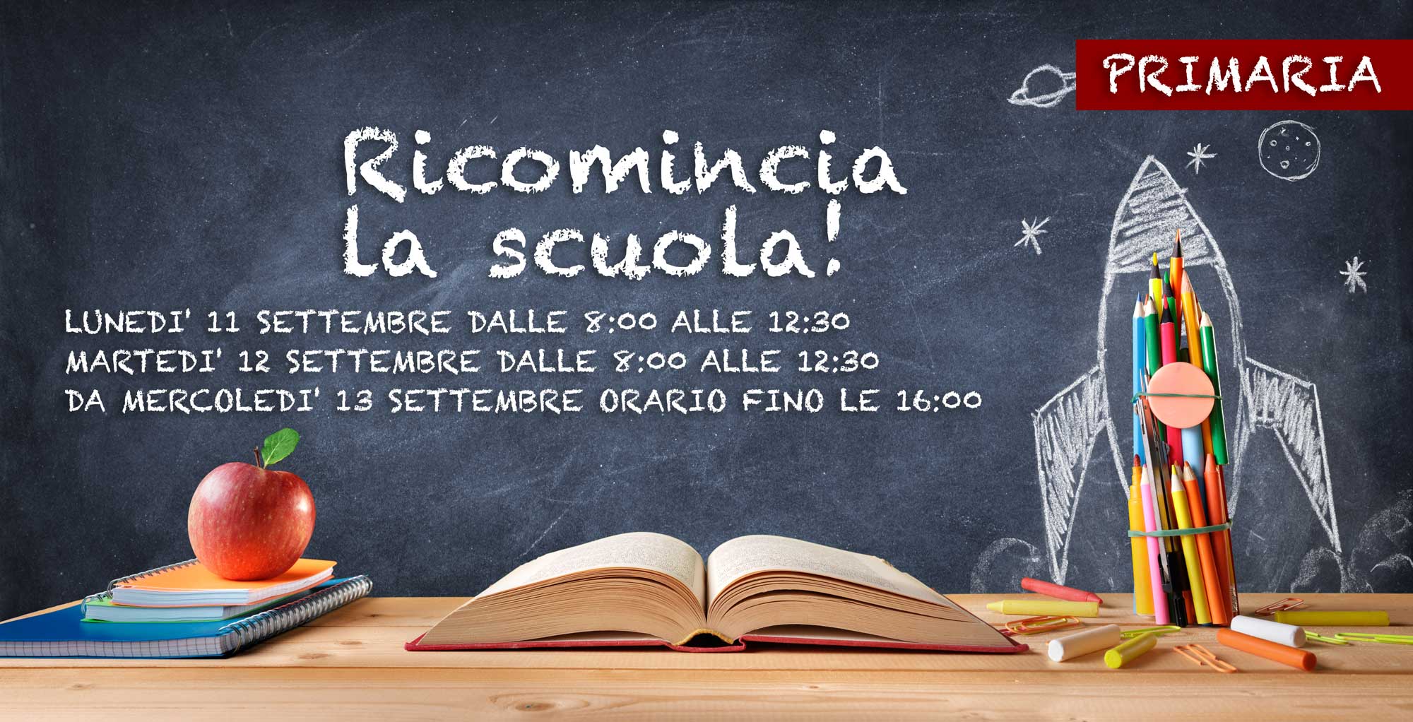 Slide PRIMARIA Ricomincia Scuola  2023 2024